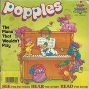 Vintage Popples The Piano That Wouldn't Play 1986 Book